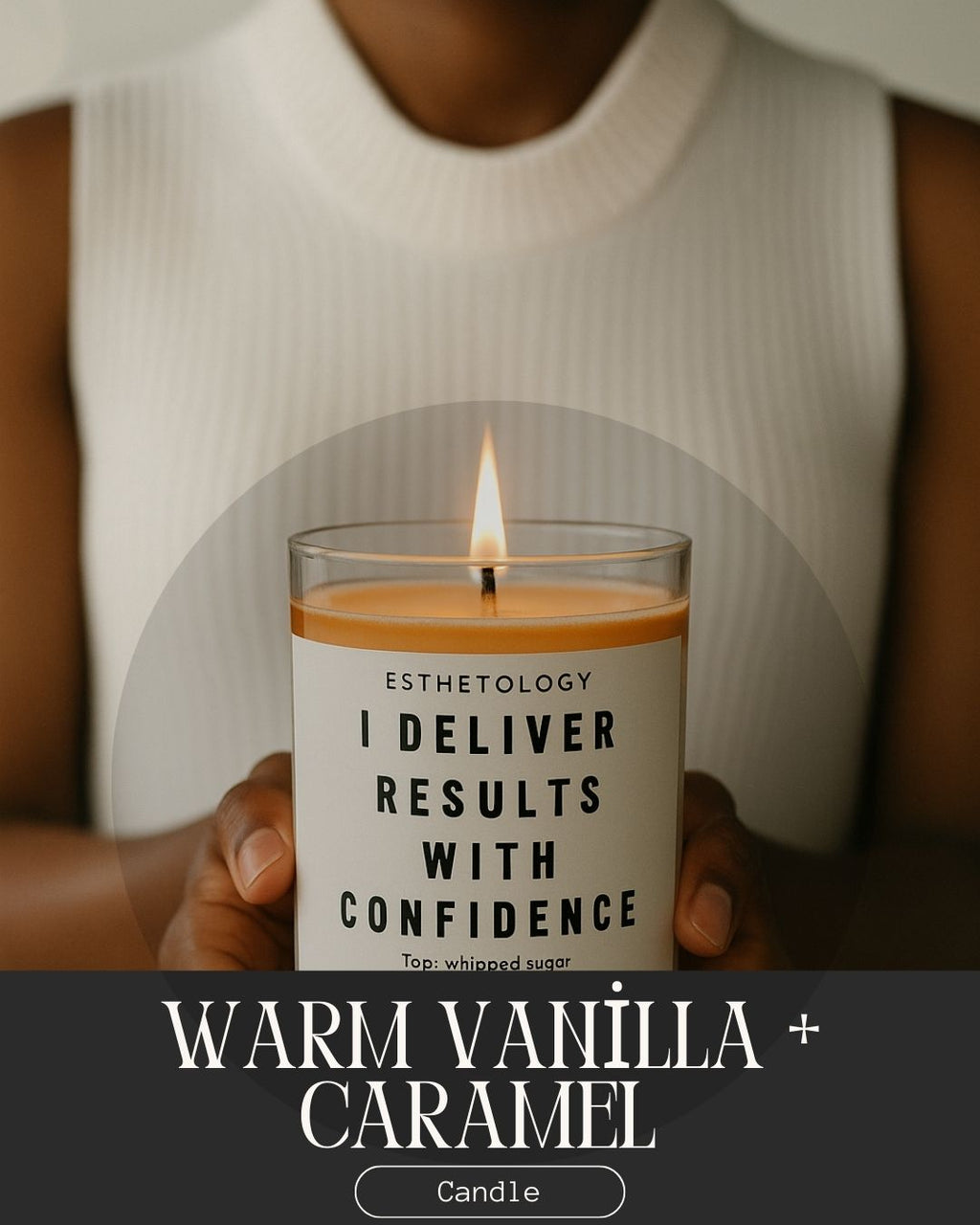 Esthetology JUMBO Candle - Vanilla Caramel