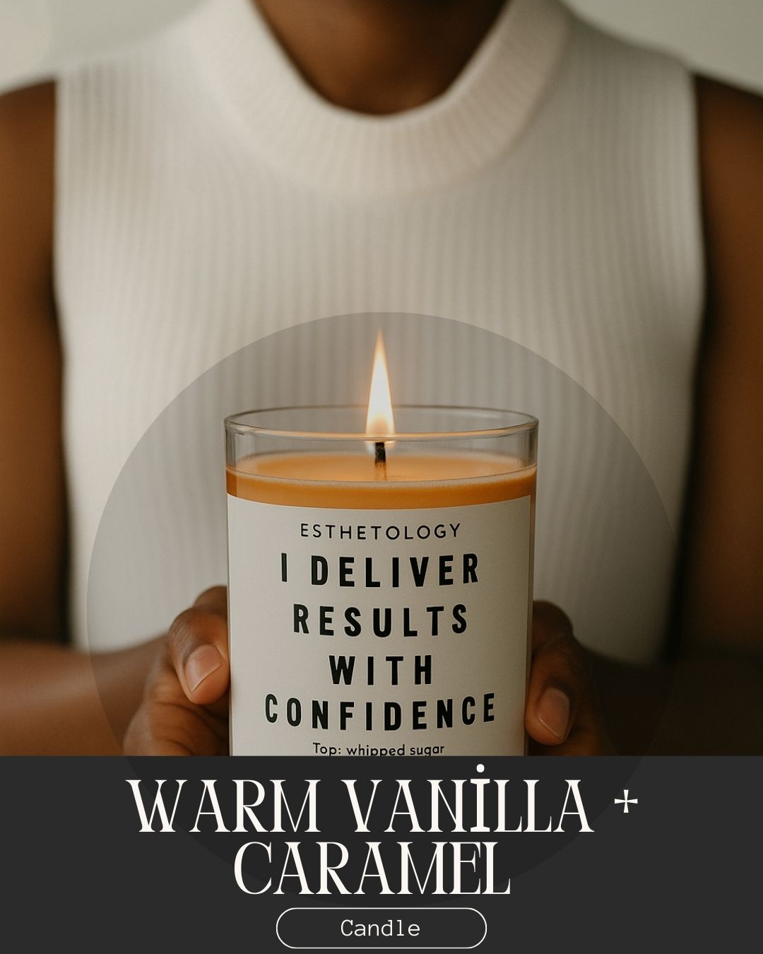 Esthetology JUMBO Candle - Vanilla Caramel